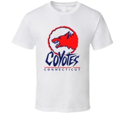 Connecticut Coyotes Arena Football League Team Sports Fan Logo T Shirt Connecticut Coyotes Arena Football League Team Sports Fan Logo T Shirt