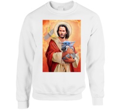 Keanu Reeves Jesus Baby Yoda Whiteclaw Taped Banana Art Poster Moist B Keanu Reeves Jesus Baby Yoda Whiteclaw Taped Banana Art Poster Moist B