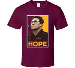 Ron Rivera Hope Poster Washington Football Coach Fan T Shirt Ron Rivera Hope Poster Washington Football Coach Fan T Shirt