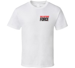 San Antonio Force Arena Football League Chest Emblem Team Sports Fan L San Antonio Force Arena Football League Chest Emblem Team Sports Fan L