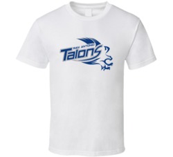 San Antonio Talons Arena Football League Team Sports Fan Logo T Shirt San Antonio Talons Arena Football League Team Sports Fan Logo T Shirt