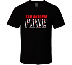 San Antonio Force Arena Football League Team Fan Logo T Shirt San Antonio Force Arena Football League Team Fan Logo T Shirt