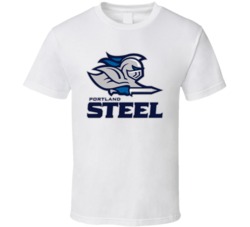 Portland Steel Arena Football League Team Sports Fan Logo T Shirt Portland Steel Arena Football League Team Sports Fan Logo T Shirt