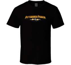 Pittsburgh Power Arena Football League Team Fan Logo T Shirt Pittsburgh Power Arena Football League Team Fan Logo T Shirt