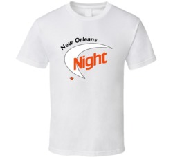 New Orleans Night Arena Football League Team Sports Fan Logo T Shirt New Orleans Night Arena Football League Team Sports Fan Logo T Shirt