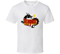 New York Dragons Arena Football League Team Sports Fan Logo T Shirt New York Dragons Arena Football League Team Sports Fan Logo T Shirt