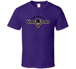 New Orleans Voodoo Arena Football League Team Fan Logo T Shirt New Orleans Voodoo Arena Football League Team Fan Logo T Shirt