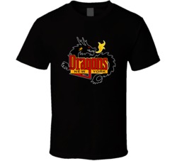 New York Dragons Arena Football League Team Fan Logo T Shirt New York Dragons Arena Football League Team Fan Logo T Shirt