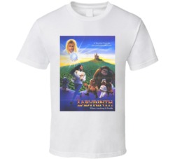 Labyrinth Retro Movie Poster Fan T Shirt Labyrinth Retro Movie Poster Fan T Shirt
