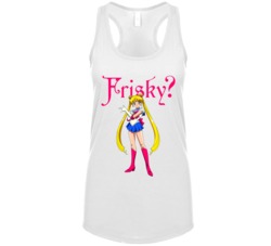 Sailor Moon Frisky Japanese Manga Cartoon Tv Show Fan Ladies Racerback Sailor Moon Frisky Japanese Manga Cartoon Tv Show Fan Ladies Racerback