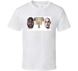 Wilder Vs Fury 2 Heavyweight Fight Card Poster Fan T Shirt Wilder Vs Fury 2 Heavyweight Fight Card Poster Fan T Shirt