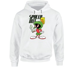 Spaced Out Marvin The Martian Smoking Weed Pot Stoner Retro Cartoon Pa