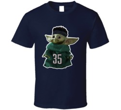 Boston Scott Philly Baby Yoda The Child Football T Shirt