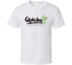 Qdoba Mexican Grill Food Restaurant Logo T Shirt