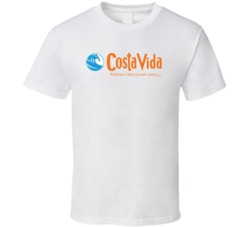Costa Vida Fresh Mexican Grill Food Restaurant Logo T Shirt