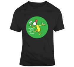 Green Buds And Hash Funny Parody T Shirt