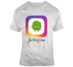 Justagram Weed Instagram Parody Logo T Shirt