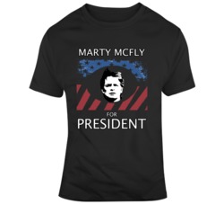 Marty Mcfly For President Back To The Future T Shirt Marty Mcfly For President Back To The Future T Shirt