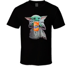 Baby Yoda The Child Mandalorian Fanta Orange Soda Pop Drink T Shirt Baby Yoda The Child Mandalorian Fanta Orange Soda Pop Drink T Shirt