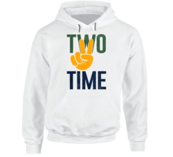 Two Time Utah Basketball Team Salute Sports Fan Hoodie