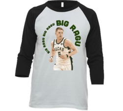 Big Ragu Donte Divincenzo Milwaukee Basketball Raglan T Shirt