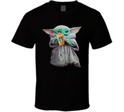Baby Yoda The Child Mandalorian Starbucks Frappuccino Drink T Shirt Baby Yoda The Child Mandalorian Starbucks Frappuccino Drink T Shirt