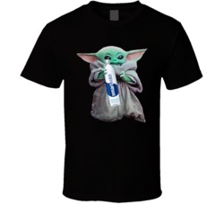 Baby Yoda The Child Mandalorian Smart Water Drink T Shirt