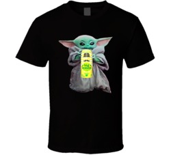 Baby Yoda The Child Mandalorian Crazy Uncle Hard Big Lemon Soda Drink 