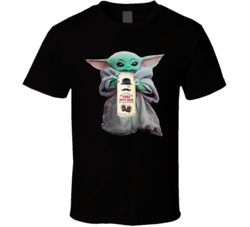 Baby Yoda The Child Mandalorian Crazy Uncle Hard Root Beer Drink T Shi