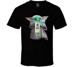 Baby Yoda The Child Mandalorian Queens Borough Gin Fizz Lime Drink T S