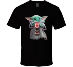 Baby Yoda The Child Mandalorian Social Lite Grapefruit Pomelo Drink T 