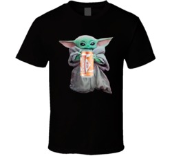 Baby Yoda The Child Mandalorian Smirnoff Ice Peach Bellini Drink T Shi