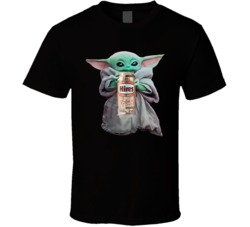 Baby Yoda The Child Mandalorian Hires Root Beer And Vodka Drink T Shir