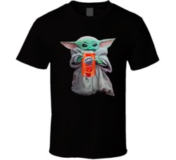 Baby Yoda The Child Mandalorian Mott's Clamato Caesar Extra Spicy Vodk