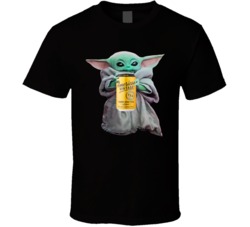 Baby Yoda The Child Mandalorian American Vintage Hard Iced Tea Drink T