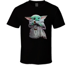 Baby Yoda The Child Mandalorian Jones Root Beer Soda Pop Drink T Shirt