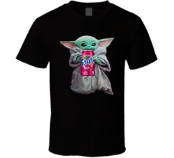 Baby Yoda The Child Mandalorian Fanta Cherry Soda Pop Drink T Shirt