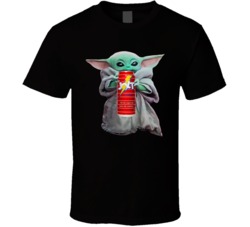Baby Yoda The Child Mandalorian Jolt Cola Soda Pop Drink T Shirt