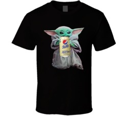 Baby Yoda The Child Mandalorian Vanilla Pepsi Soda Pop Drink T Shirt