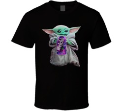 Baby Yoda The Child Mandalorian Welchs Grape Soda Soda Pop Drink T Shi