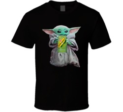Baby Yoda The Child Mandalorian Schweppes Ginger Ale Soda Pop Drink T 