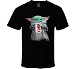 Baby Yoda The Child Mandalorian Diet Coke Soda Pop Drink T Shirt