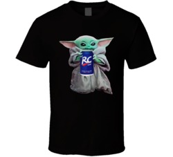 Baby Yoda The Child Mandalorian Rc Cola Soda Pop Drink T Shirt
