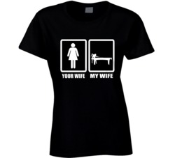 My Wife Women's Billiards Pool Sport Hobby Ladies T Shirt My Wife Women's Billiards Pool Sport Hobby Ladies T Shirt
