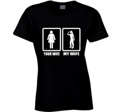 My Wife Women's Darts Sport Hobby Ladies T Shirt My Wife Women's Darts Sport Hobby Ladies T Shirt