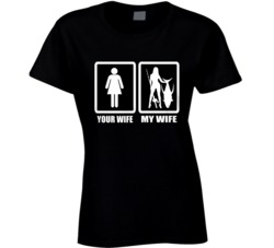 My Wife Women's Fishing Sport Hobby Ladies T Shirt My Wife Women's Fishing Sport Hobby Ladies T Shirt