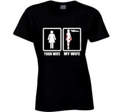 My Wife Women's Formula 1 Driver Sport Hobby Ladies T Shirt My Wife Women's Formula 1 Driver Sport Hobby Ladies T Shirt
