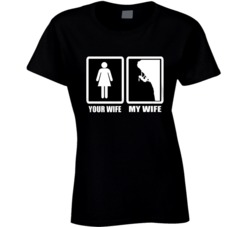 My Wife Women's Rock Climbing Sport Hobby Ladies T Shirt My Wife Women's Rock Climbing Sport Hobby Ladies T Shirt