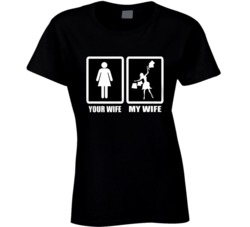 My Wife Women's Shopping Materialistic Hobby Ladies T Shirt My Wife Women's Shopping Materialistic Hobby Ladies T Shirt