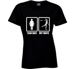 My Wife Women's Ultimate Frisbee Sports Hobby Ladies T Shirt My Wife Women's Ultimate Frisbee Sports Hobby Ladies T Shirt